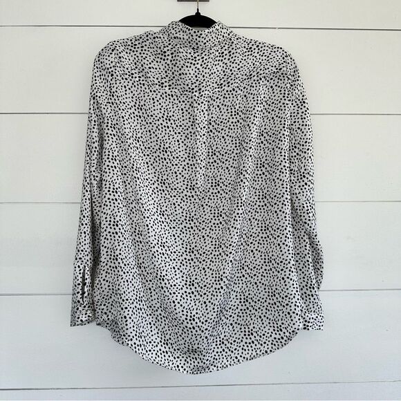 Avec Les Filles Women’s Small Animal Print Button Down Blouse - Picture 2 of 5